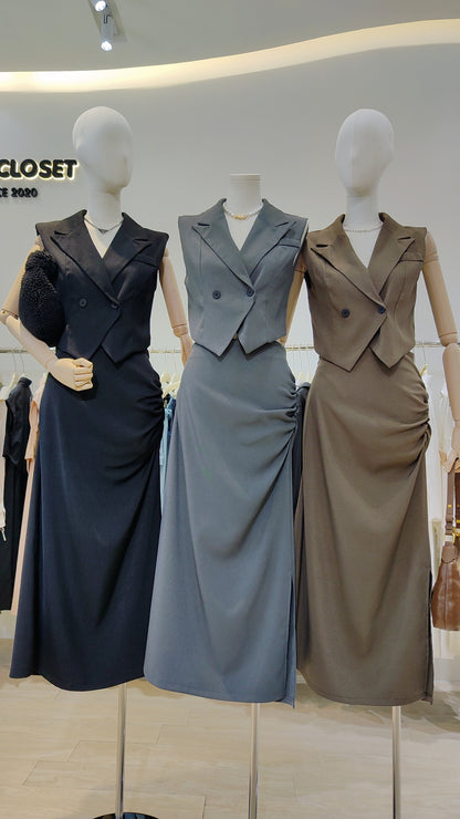 The "Milano" Blazer & Skirt Set