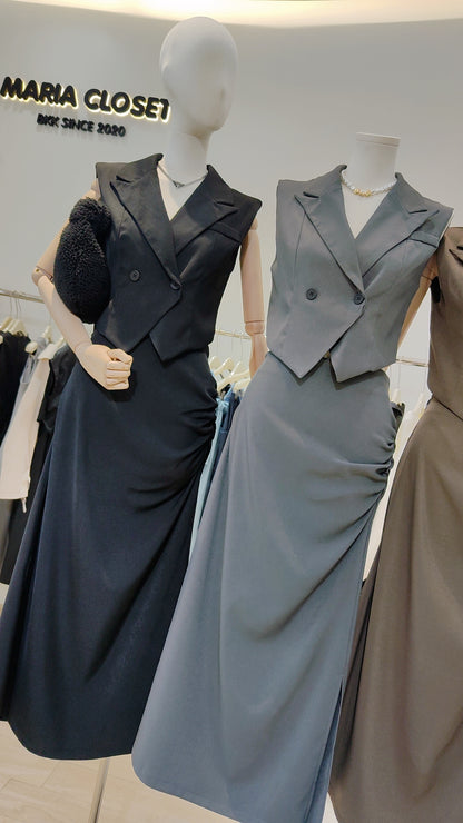 The "Milano" Blazer & Skirt Set