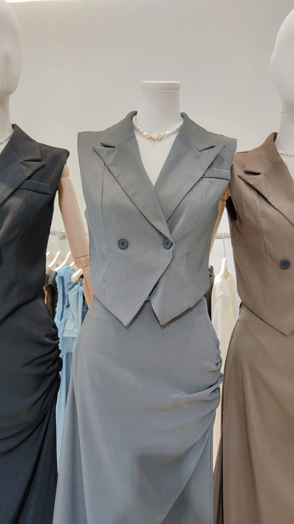 The "Milano" Blazer & Skirt Set