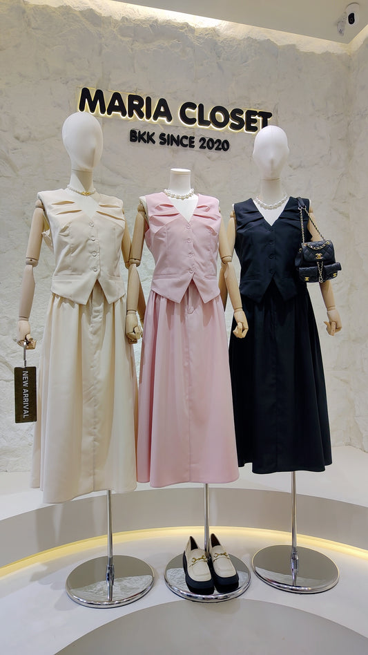 The "Pleated Shoulder" Co-ord Set