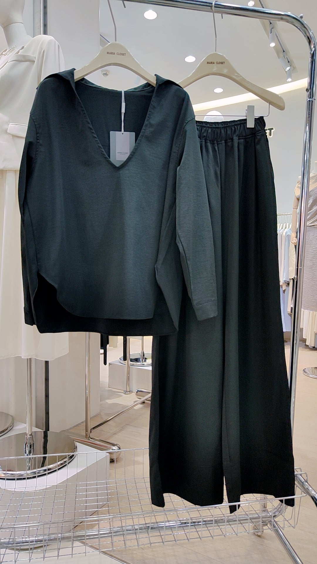 The "Timeless V-Neck" Tunic & Pants Set