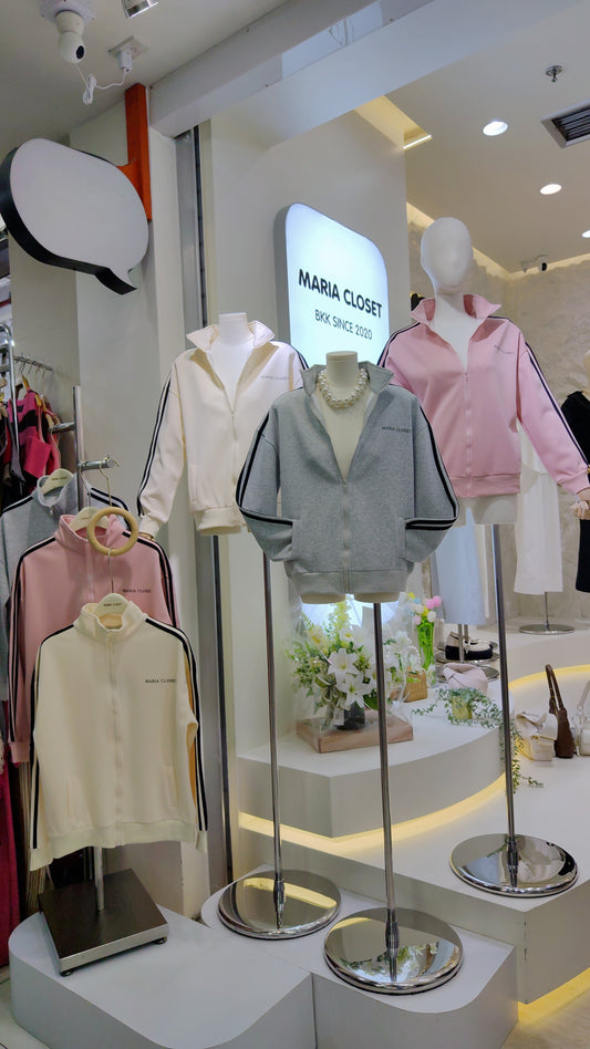 Maria's "Athleisure" Zip-Up Jacket: