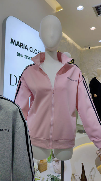 Maria's "Athleisure" Zip-Up Jacket: