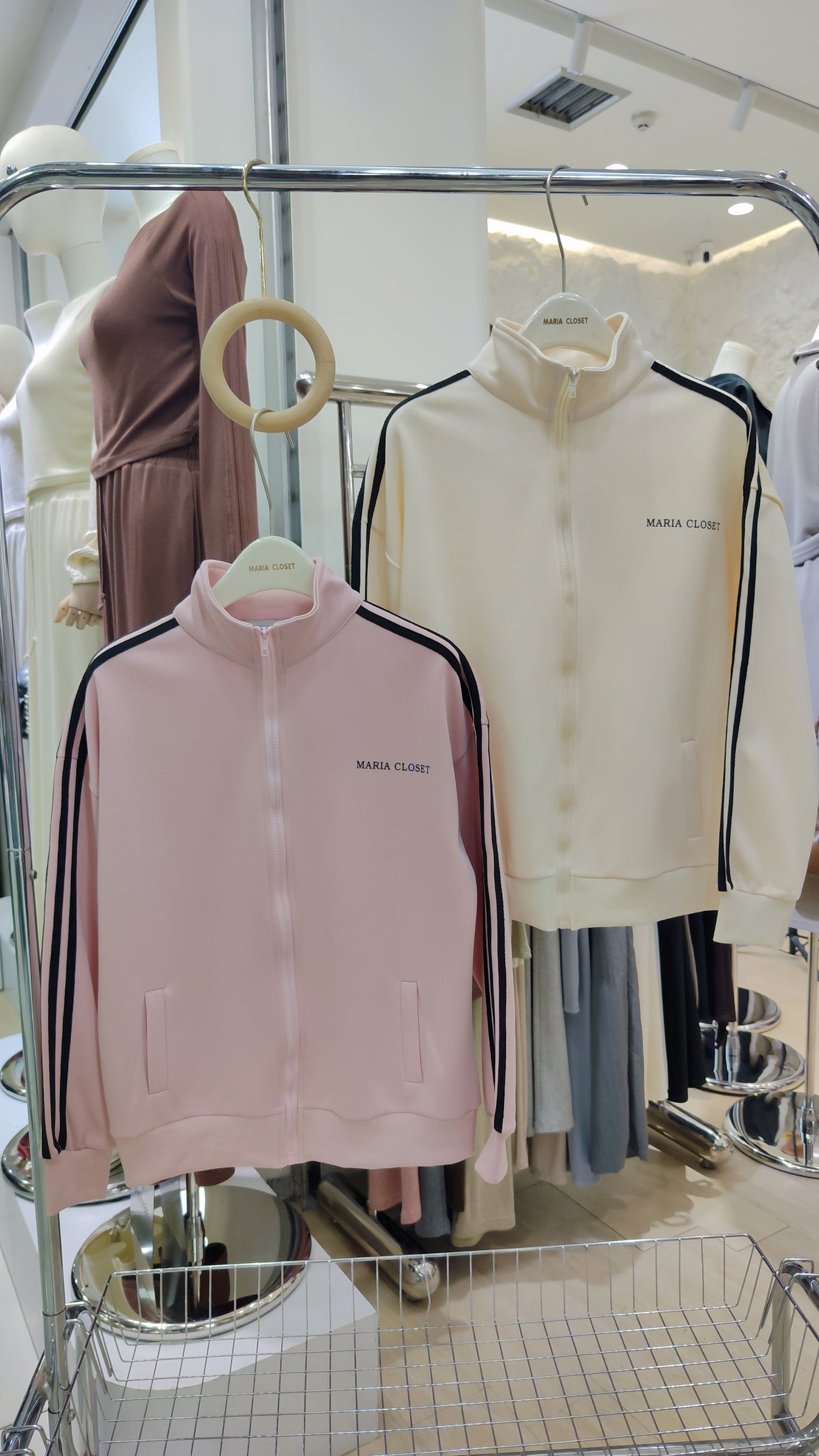 Maria's "Athleisure" Zip-Up Jacket: