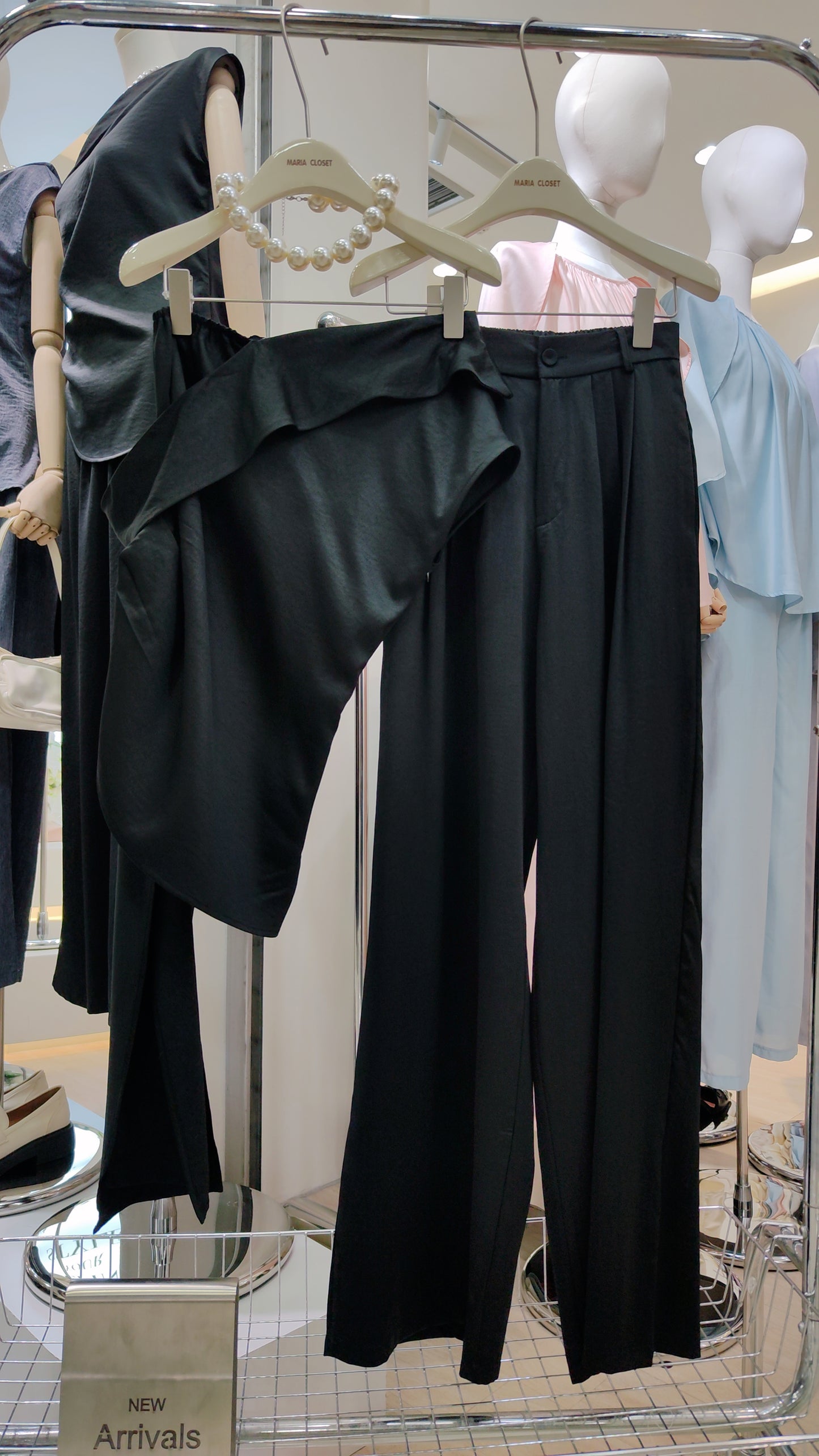 The "Helena" Asymmetrical Drape Set