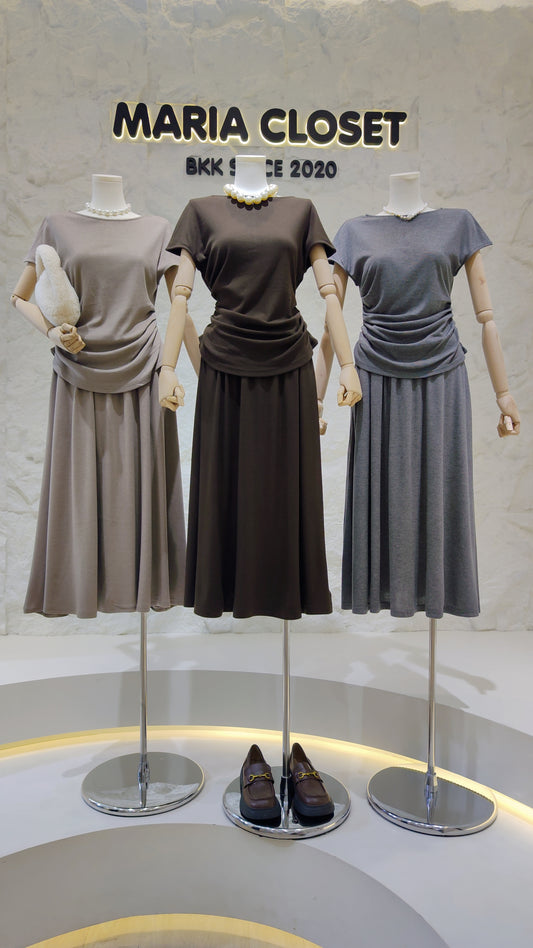The "Verona" Wide Neck Co-ord