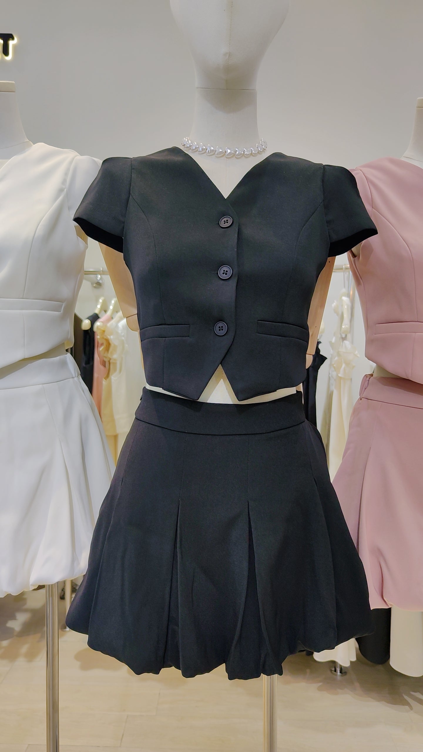 The "Bubble Pleat" Co-ord: