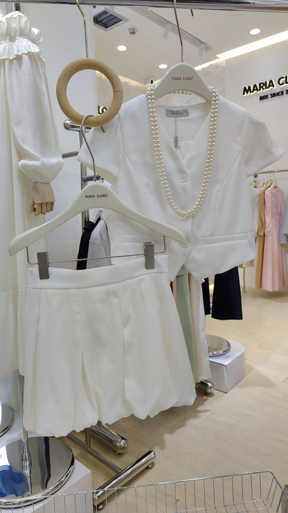 The "Bubble Pleat" Co-ord: