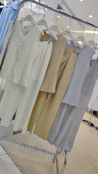 The "Plissé" Textured Set