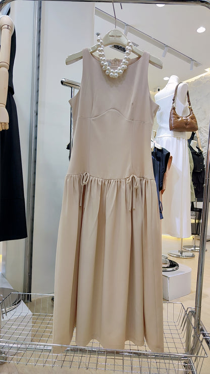 The "Little Waist Knot" Sleeveless Dress