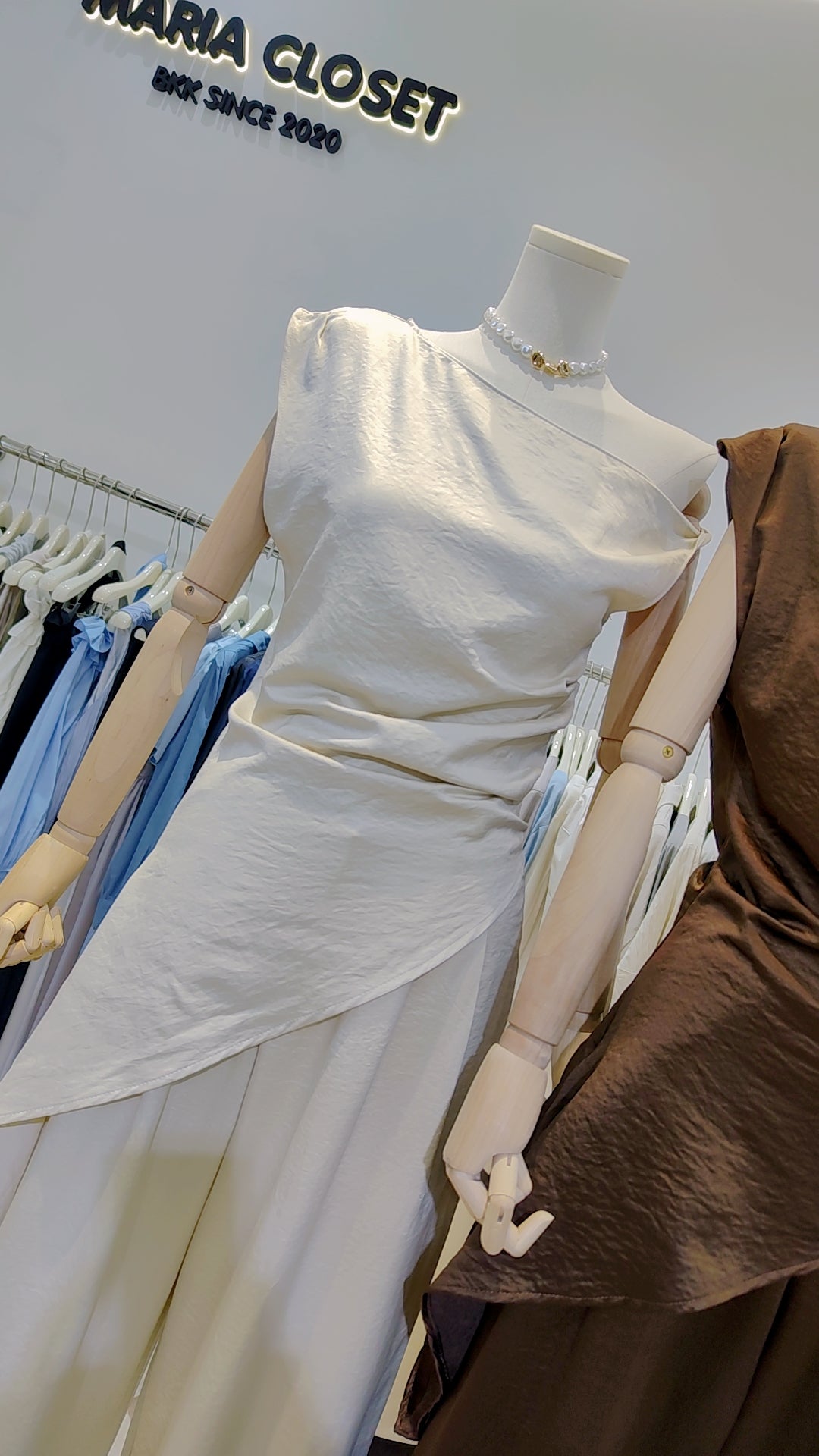 Maria's "Asymmetrical Drape" Co-ord Set