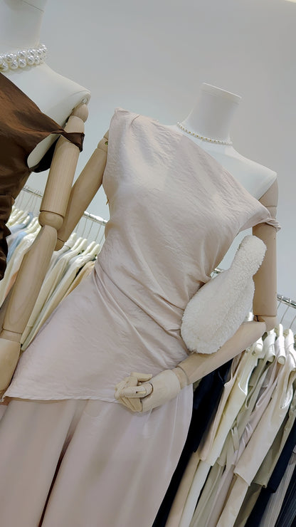 Maria's "Asymmetrical Drape" Co-ord Set