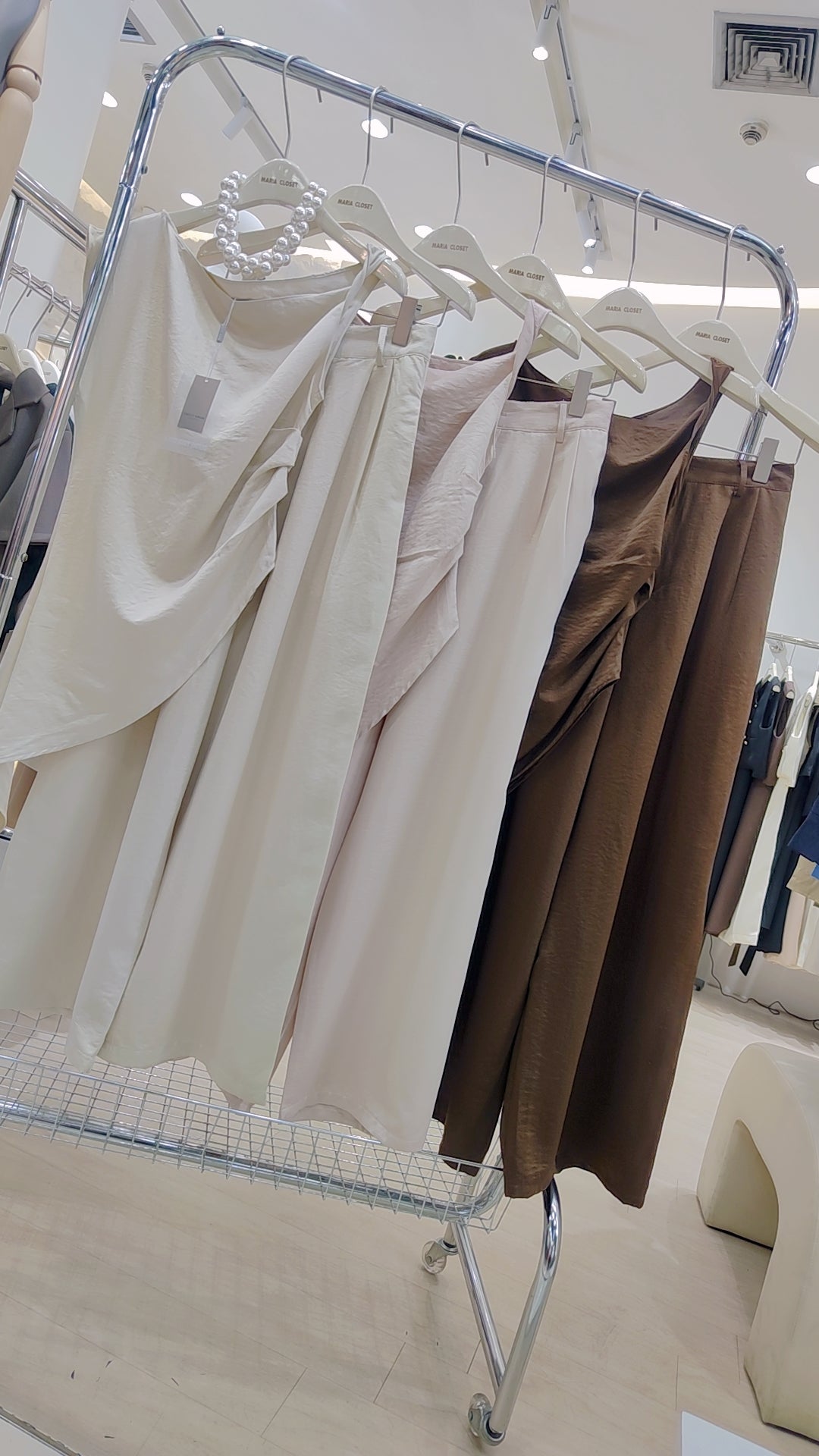 Maria's "Asymmetrical Drape" Co-ord Set
