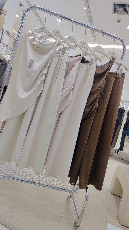 Maria's "Asymmetrical Drape" Co-ord Set