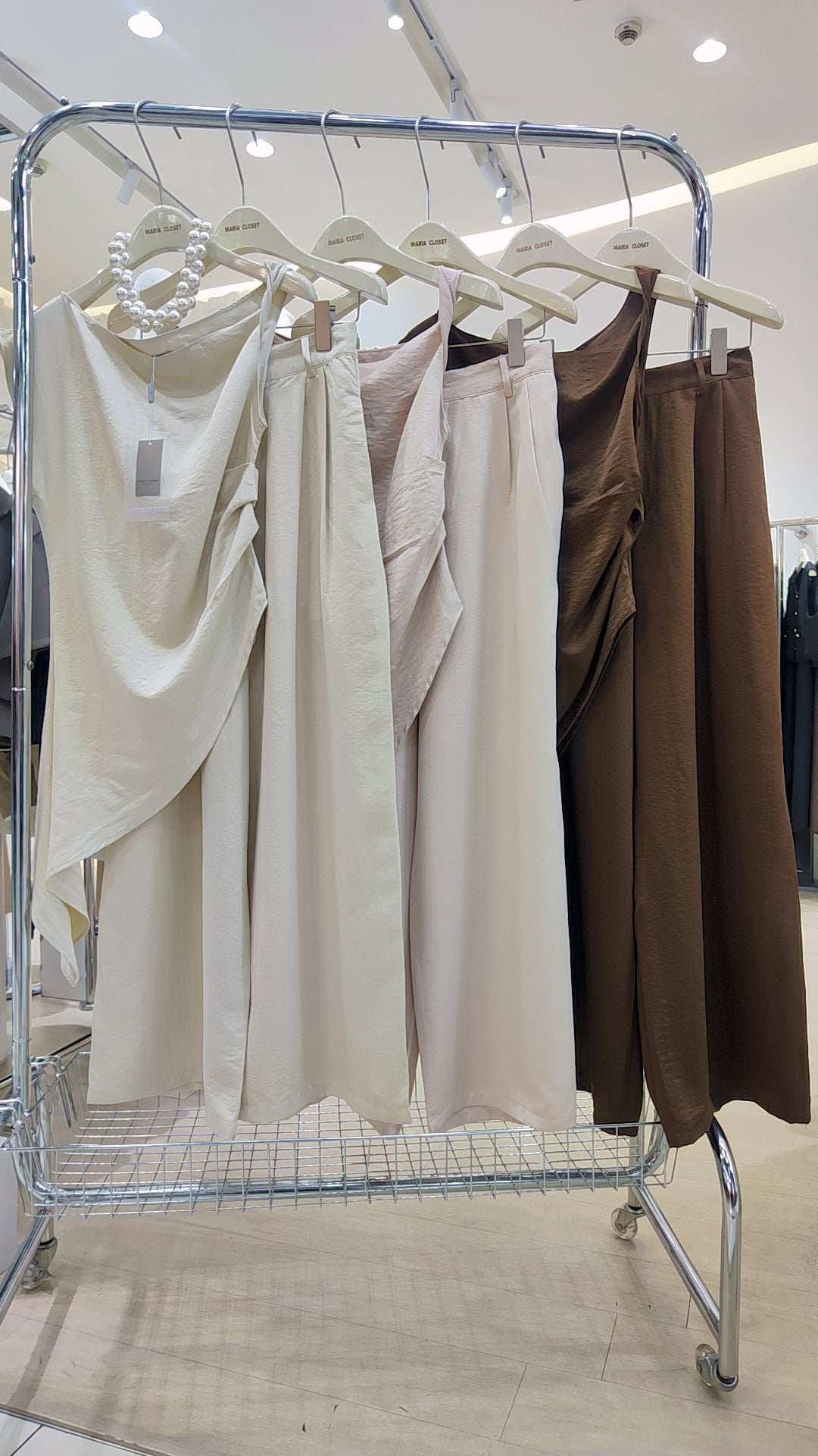 Maria's "Asymmetrical Drape" Co-ord Set