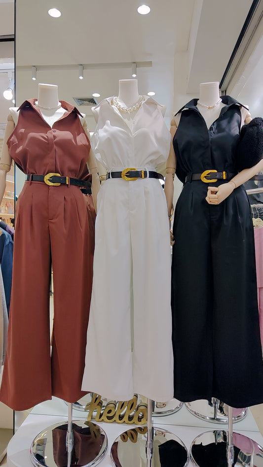 The "City Classic" Belted Co-ord Set: