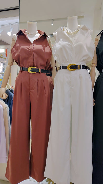 The "City Classic" Belted Co-ord Set: