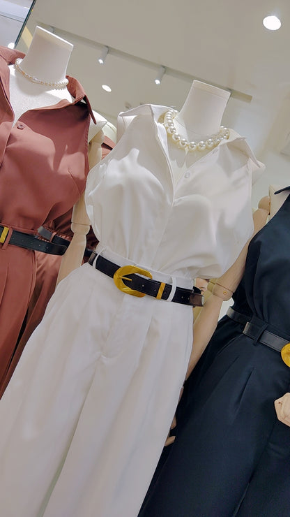 The "City Classic" Belted Co-ord Set: