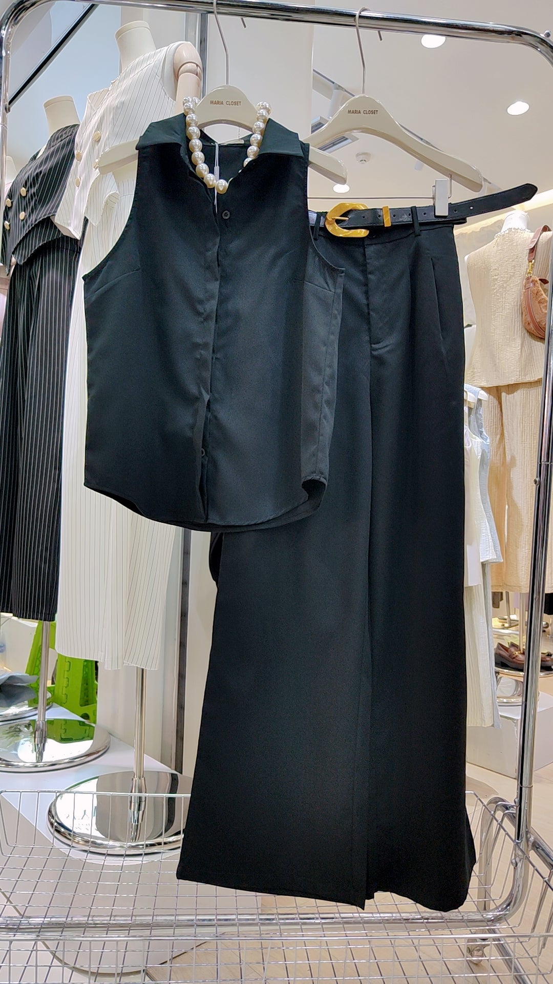 The "City Classic" Belted Co-ord Set: