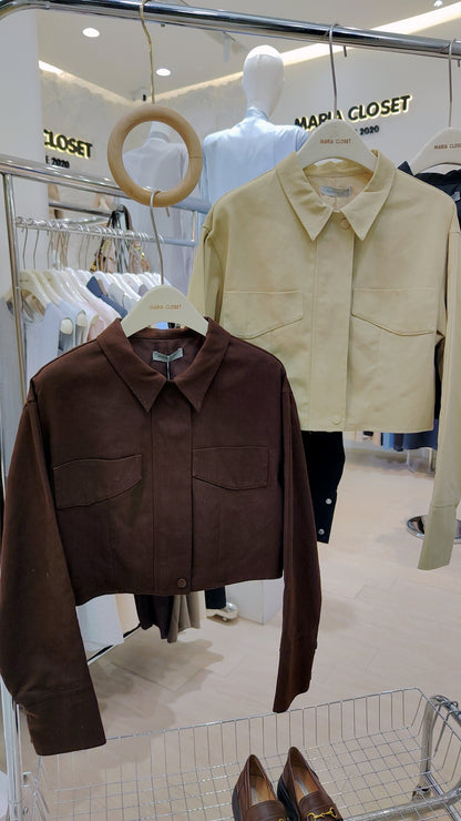 The "Minimalist" Cropped Denim Jacket