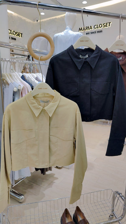 The "Minimalist" Cropped Denim Jacket