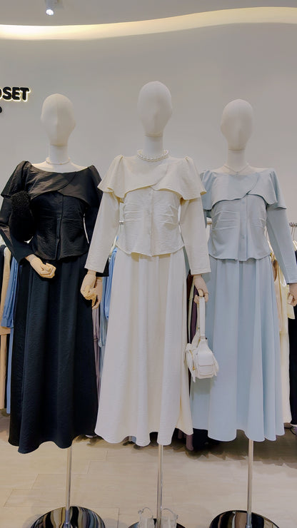 Maria's "Overlap Shoulder" Co-ord Set