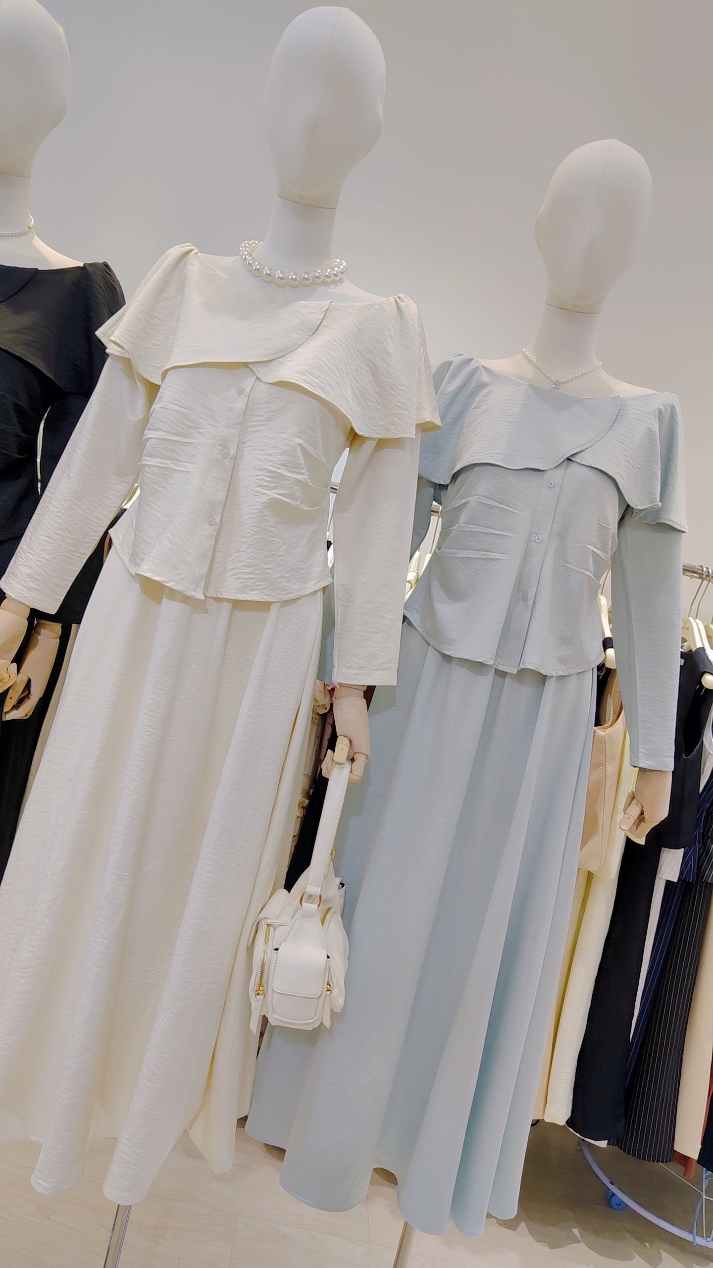 Maria's "Overlap Shoulder" Co-ord Set