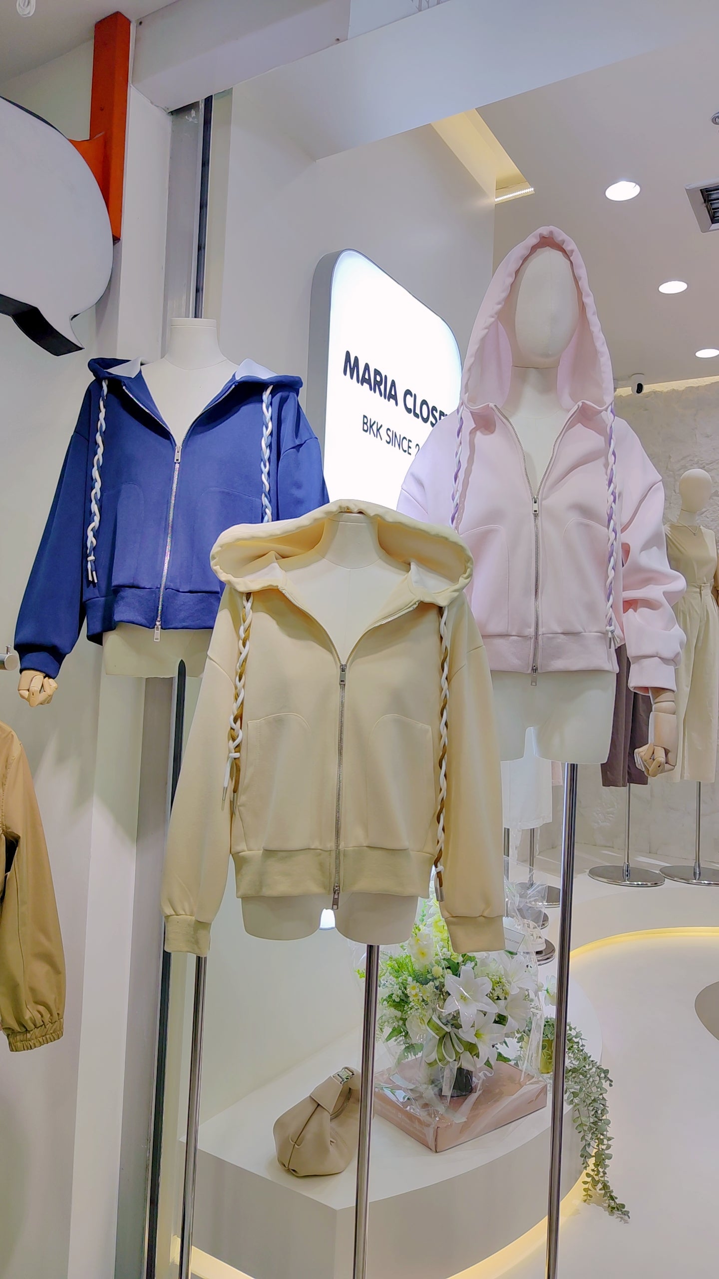 The "Braided Cord" Zip Hoodie