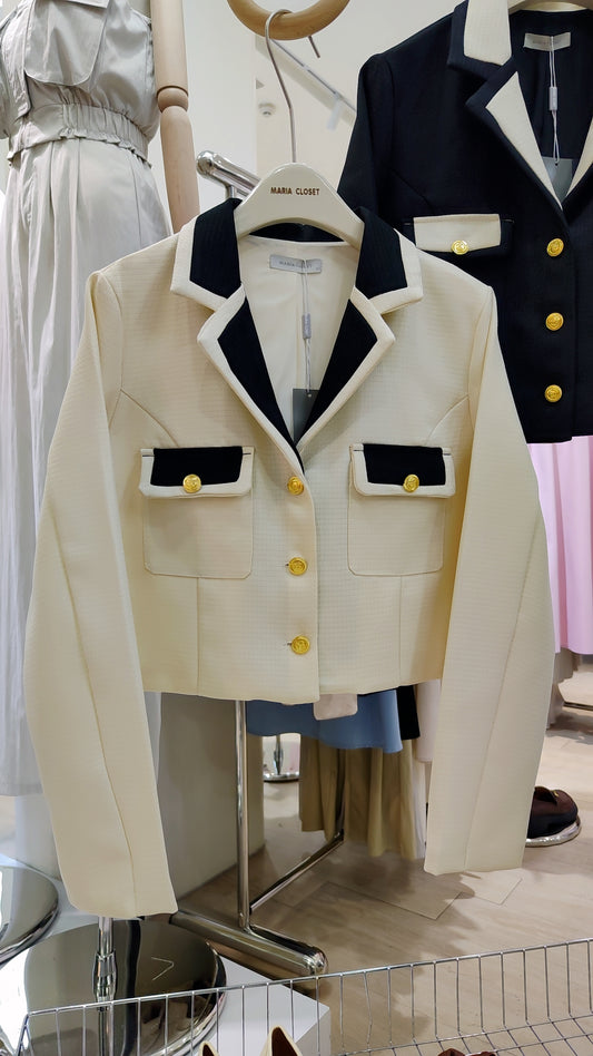The "Two-Tone" Maria Blazer