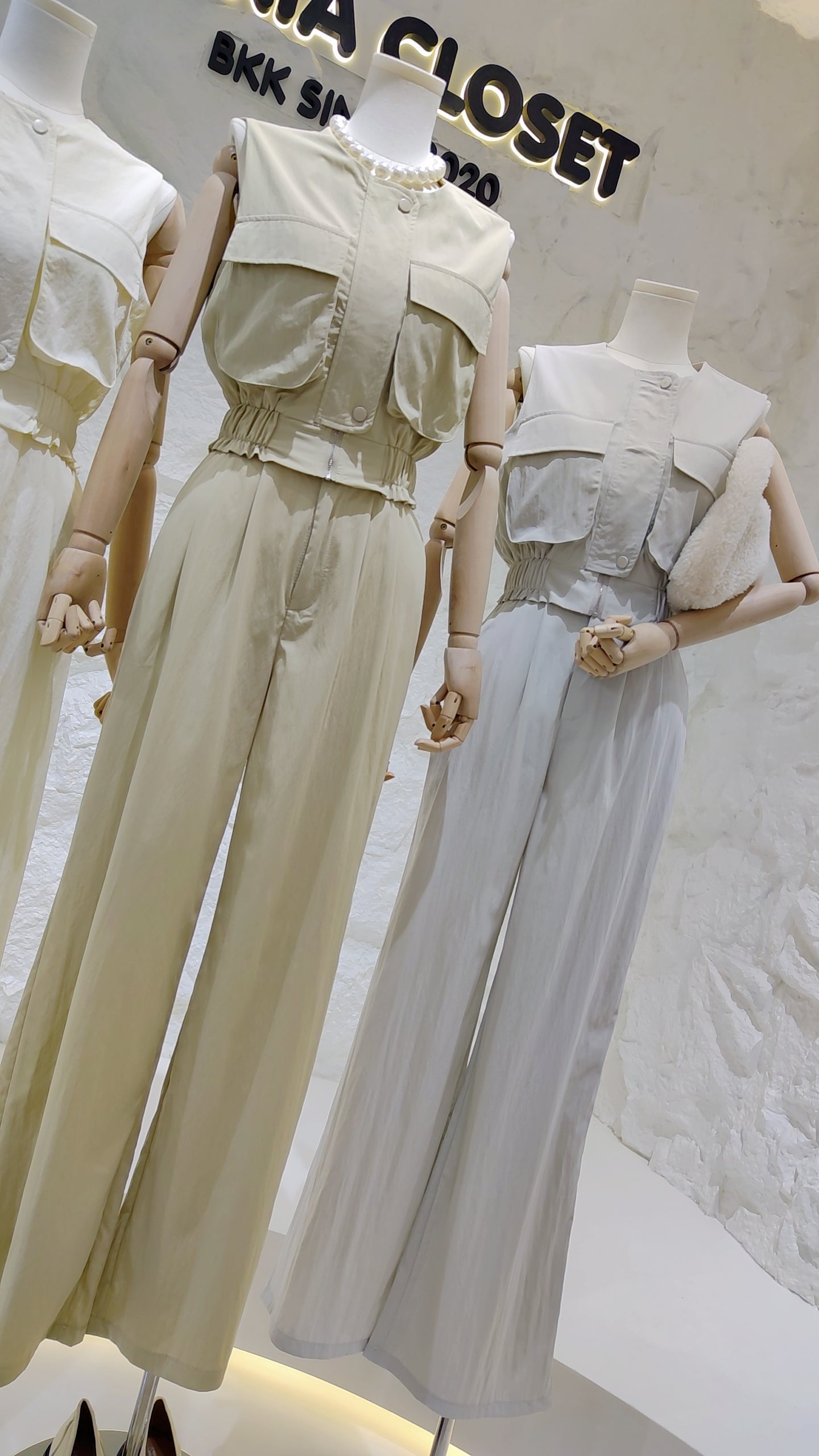 The "Cargo Pocket" Sleeveless Set