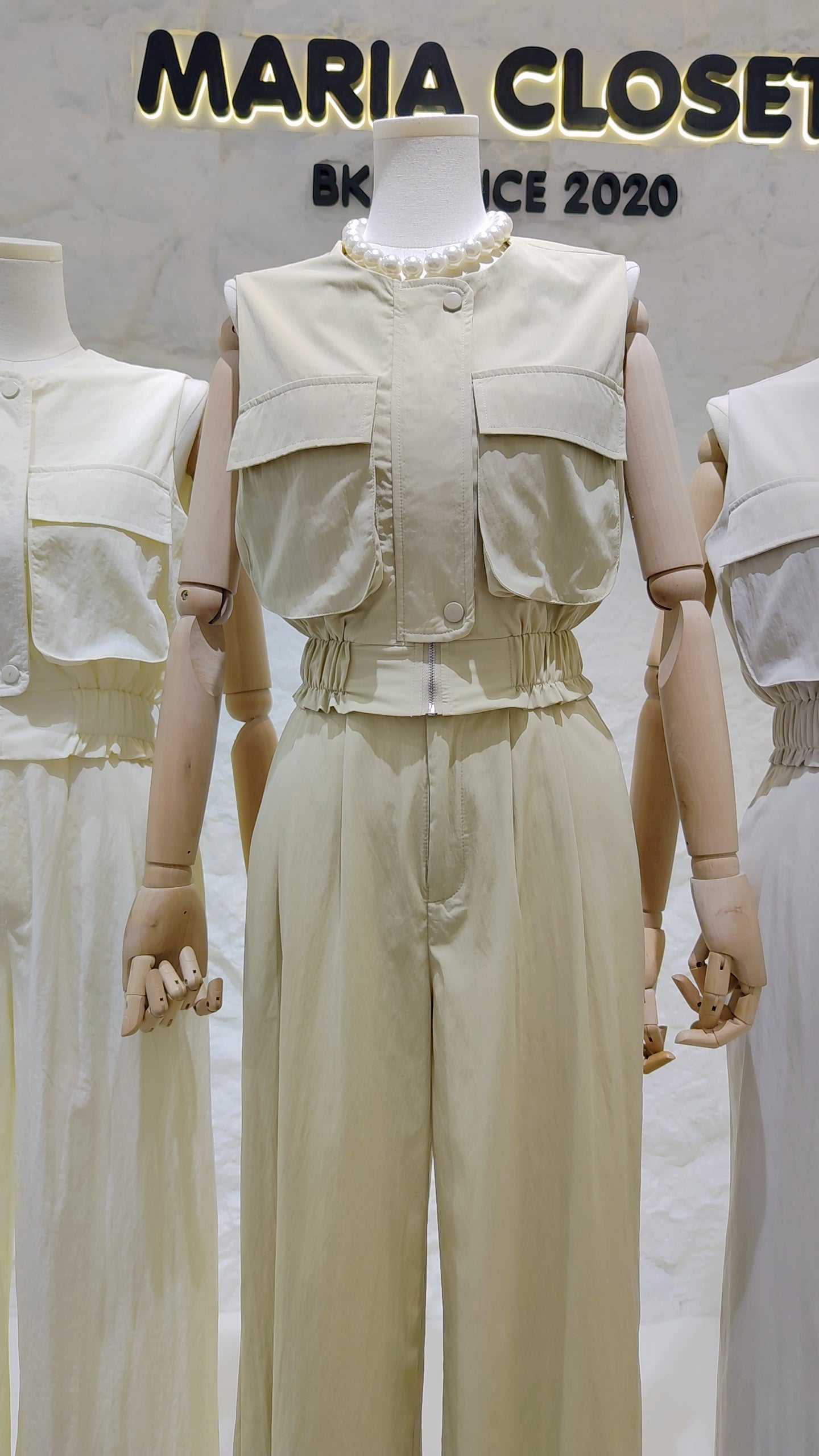 The "Cargo Pocket" Sleeveless Set