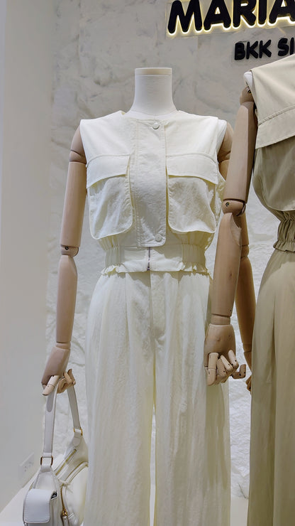 The "Cargo Pocket" Sleeveless Set