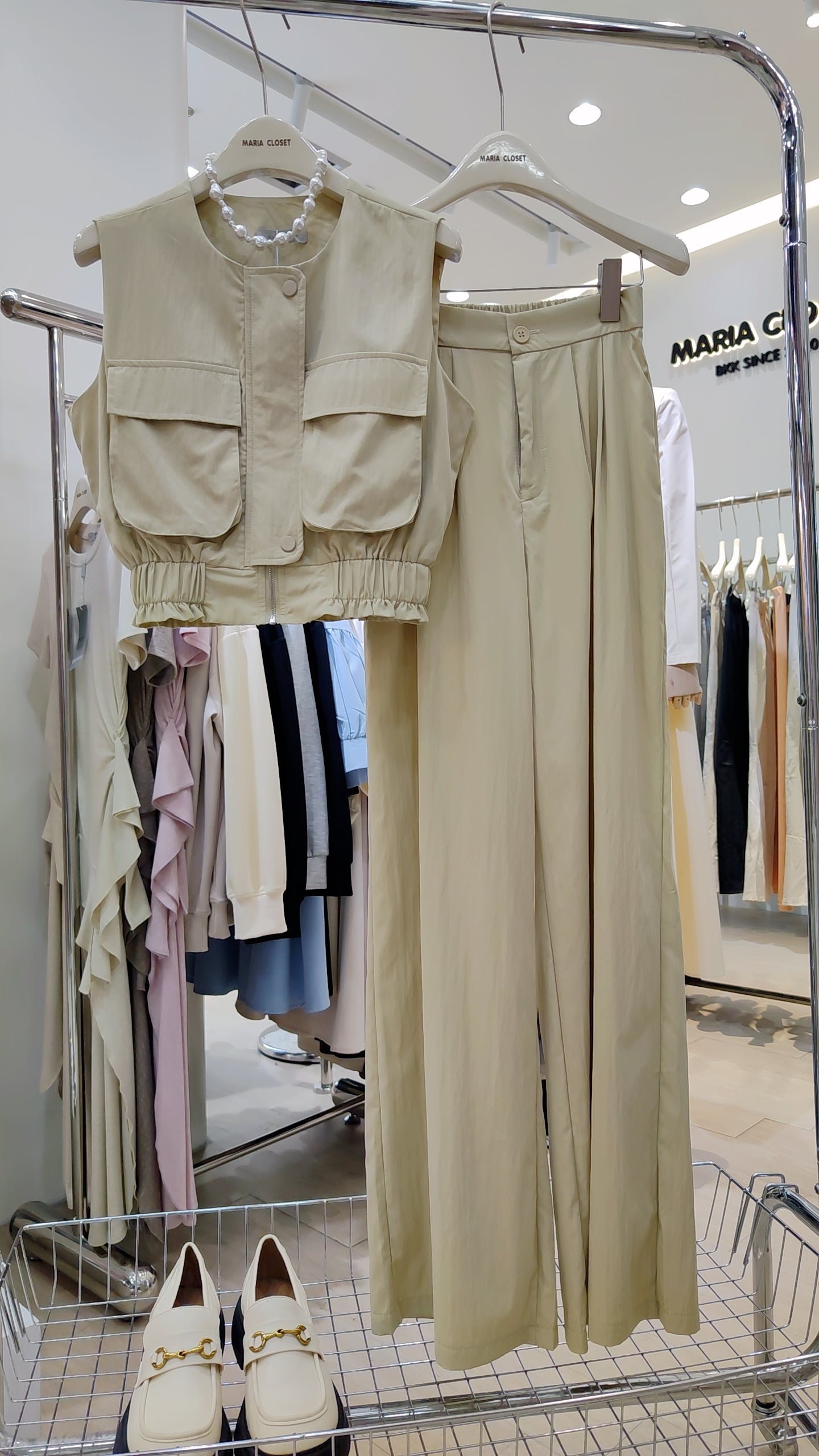 The "Cargo Pocket" Sleeveless Set