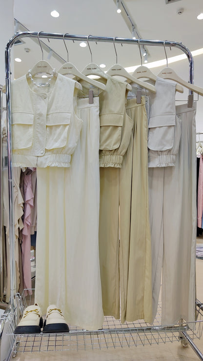 The "Cargo Pocket" Sleeveless Set