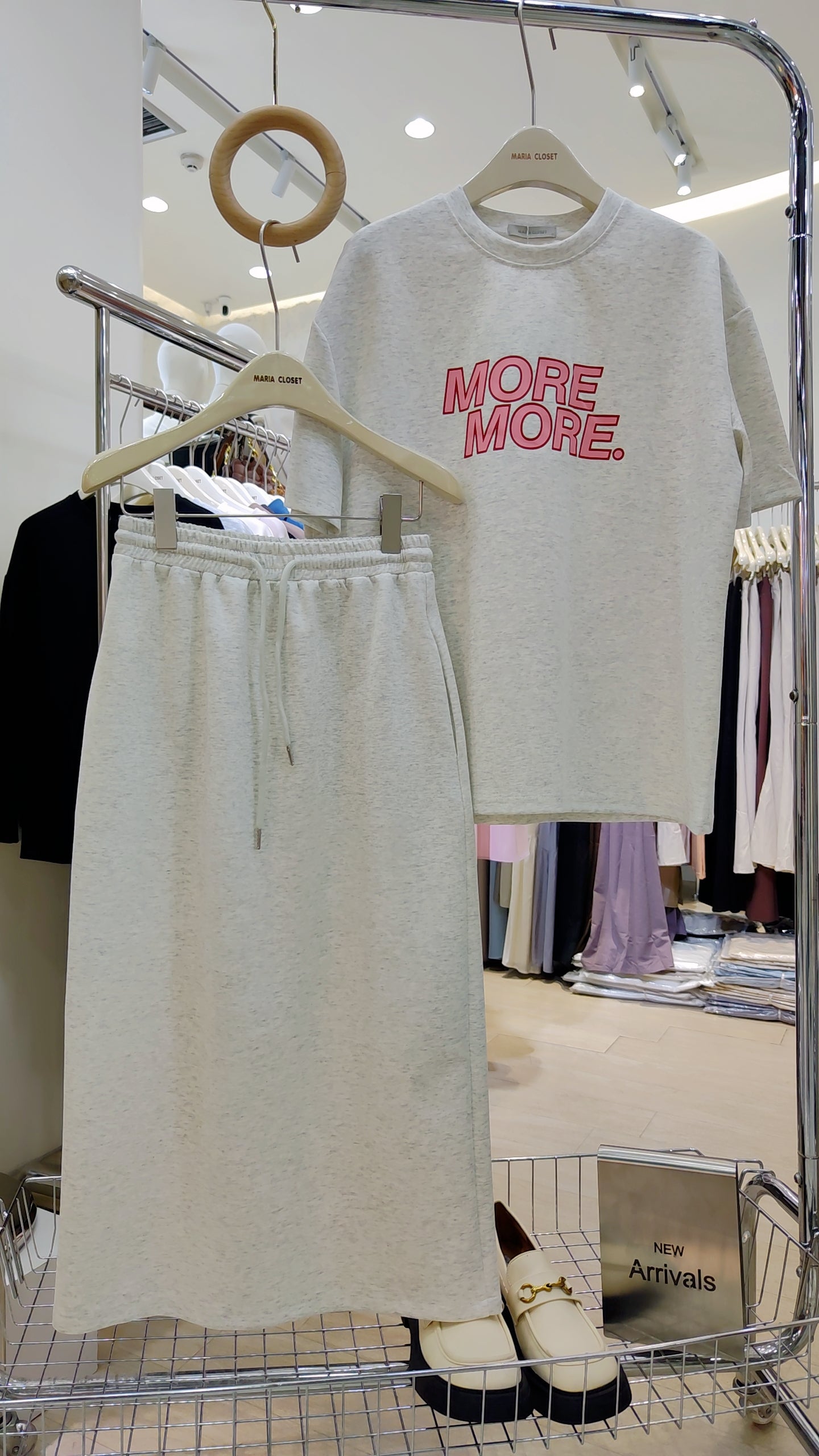 The "More More" Graphic Tee & Skirt Set