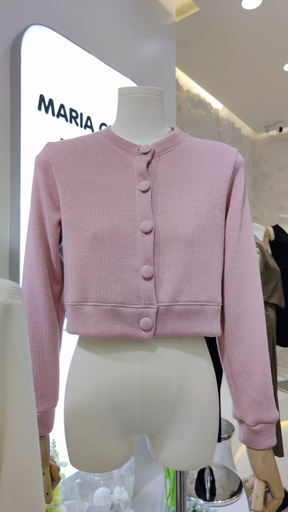 The "Café" Cropped Cardigan