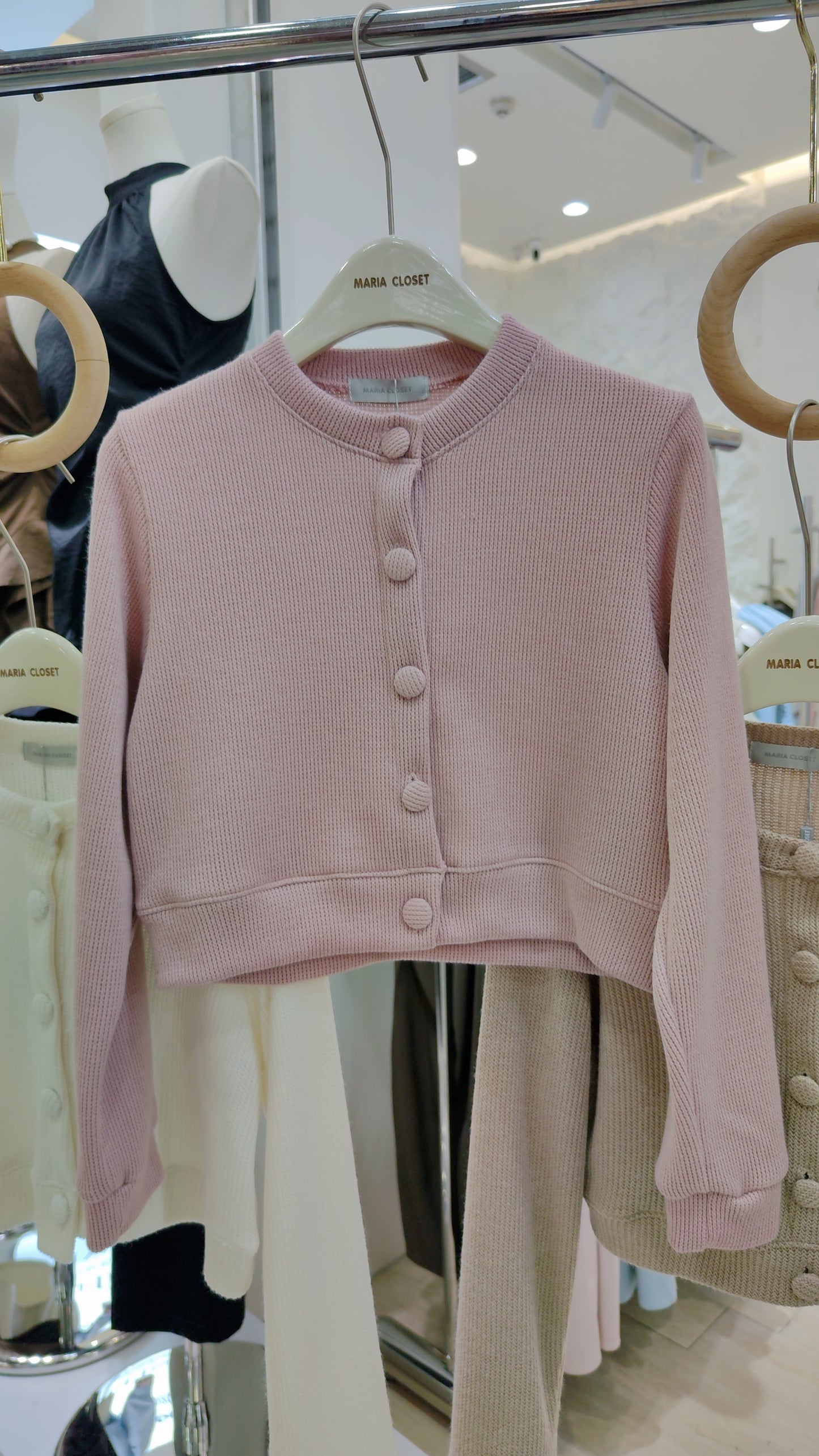 The "Café" Cropped Cardigan