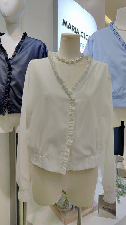 The "Adeline" Ruffle Bomber