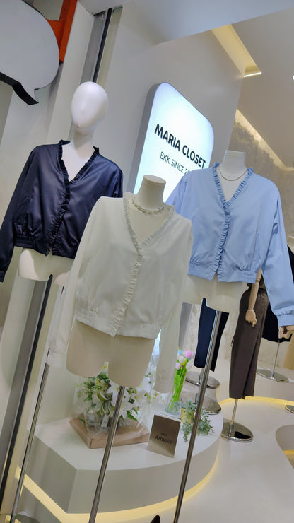 The "Adeline" Ruffle Bomber