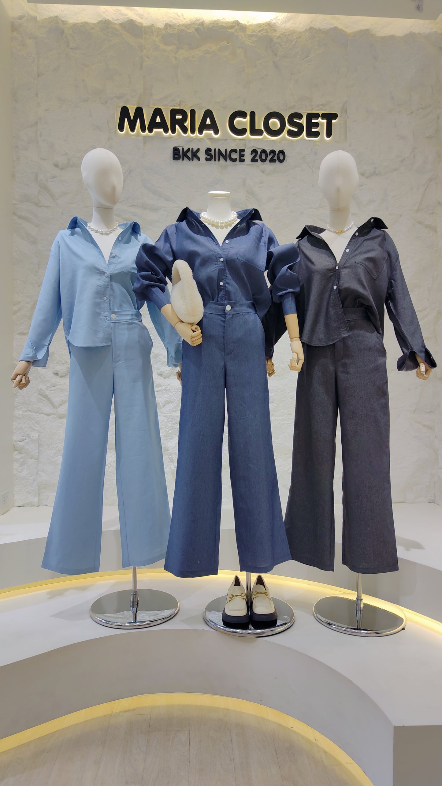 The "Brooklyn" Chambray Set