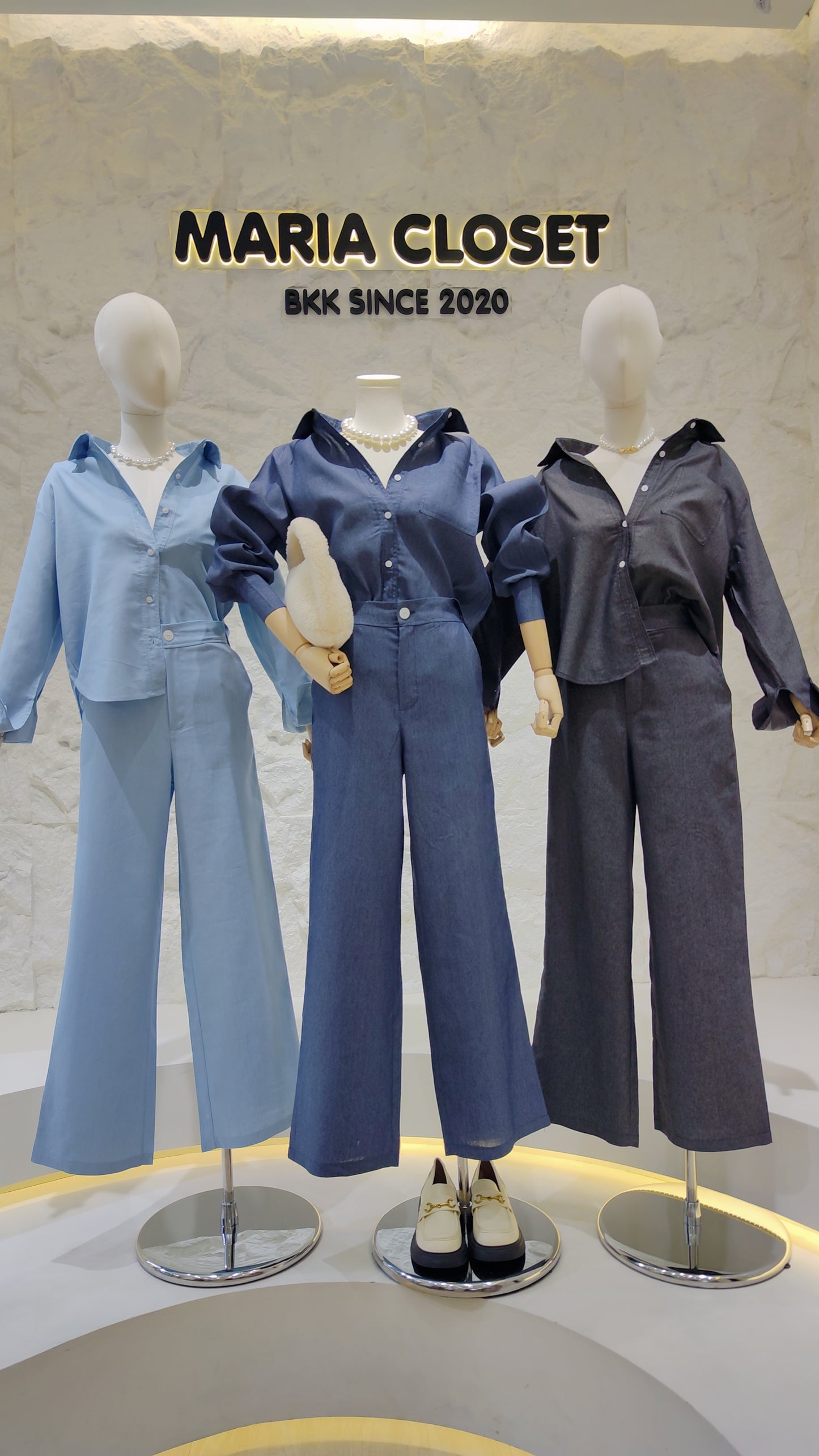 The "Brooklyn" Chambray Set