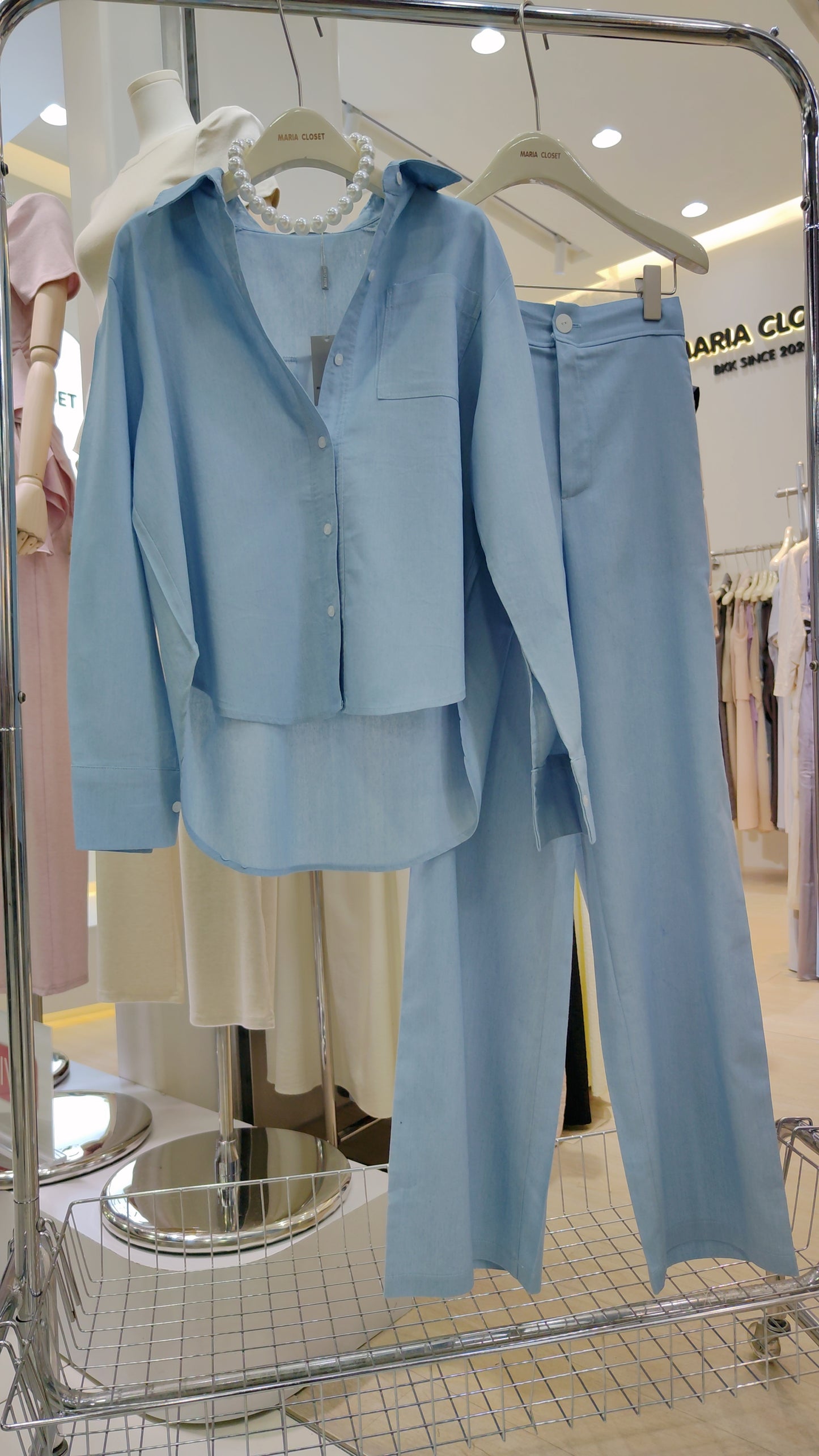 The "Brooklyn" Chambray Set