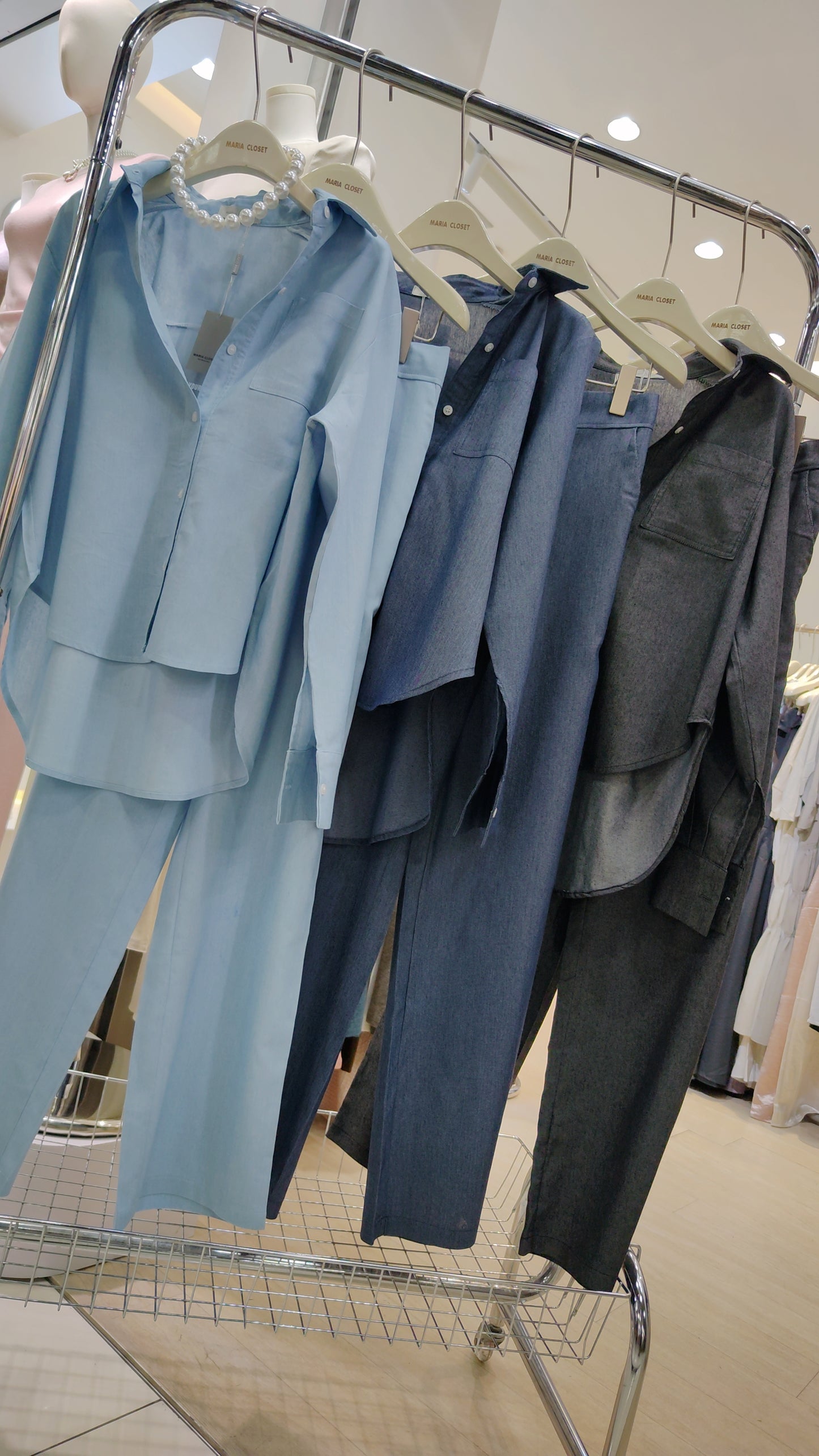 The "Brooklyn" Chambray Set