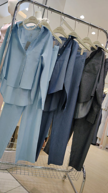 The "Brooklyn" Chambray Set