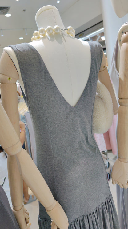 The "Verona" V-Back Dress