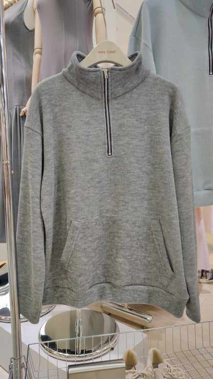 The "Aspen" Ribbed-Knit Pullover