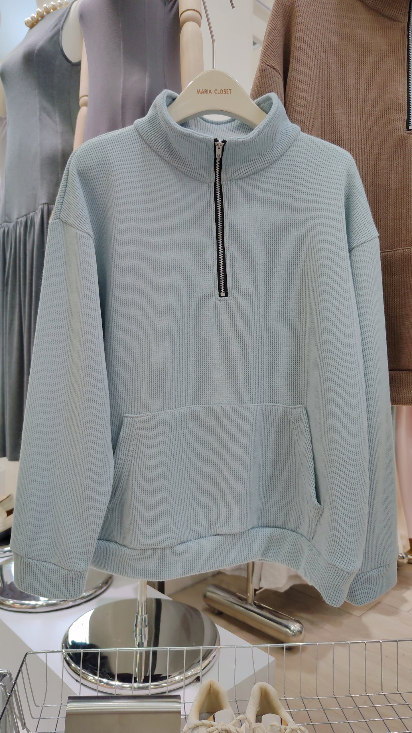 The "Aspen" Ribbed-Knit Pullover