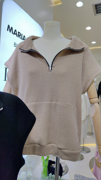 The "Cameron" Quarter-Zip Vest: