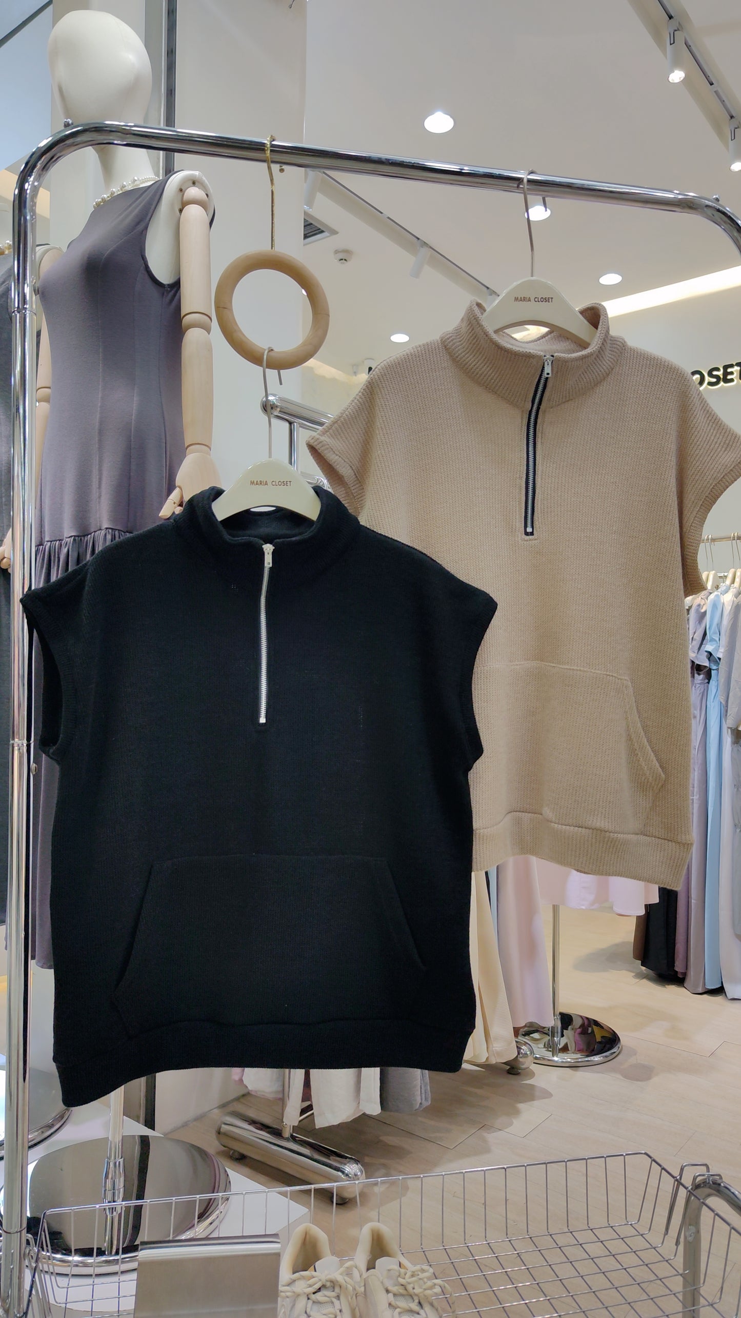 The "Cameron" Quarter-Zip Vest: