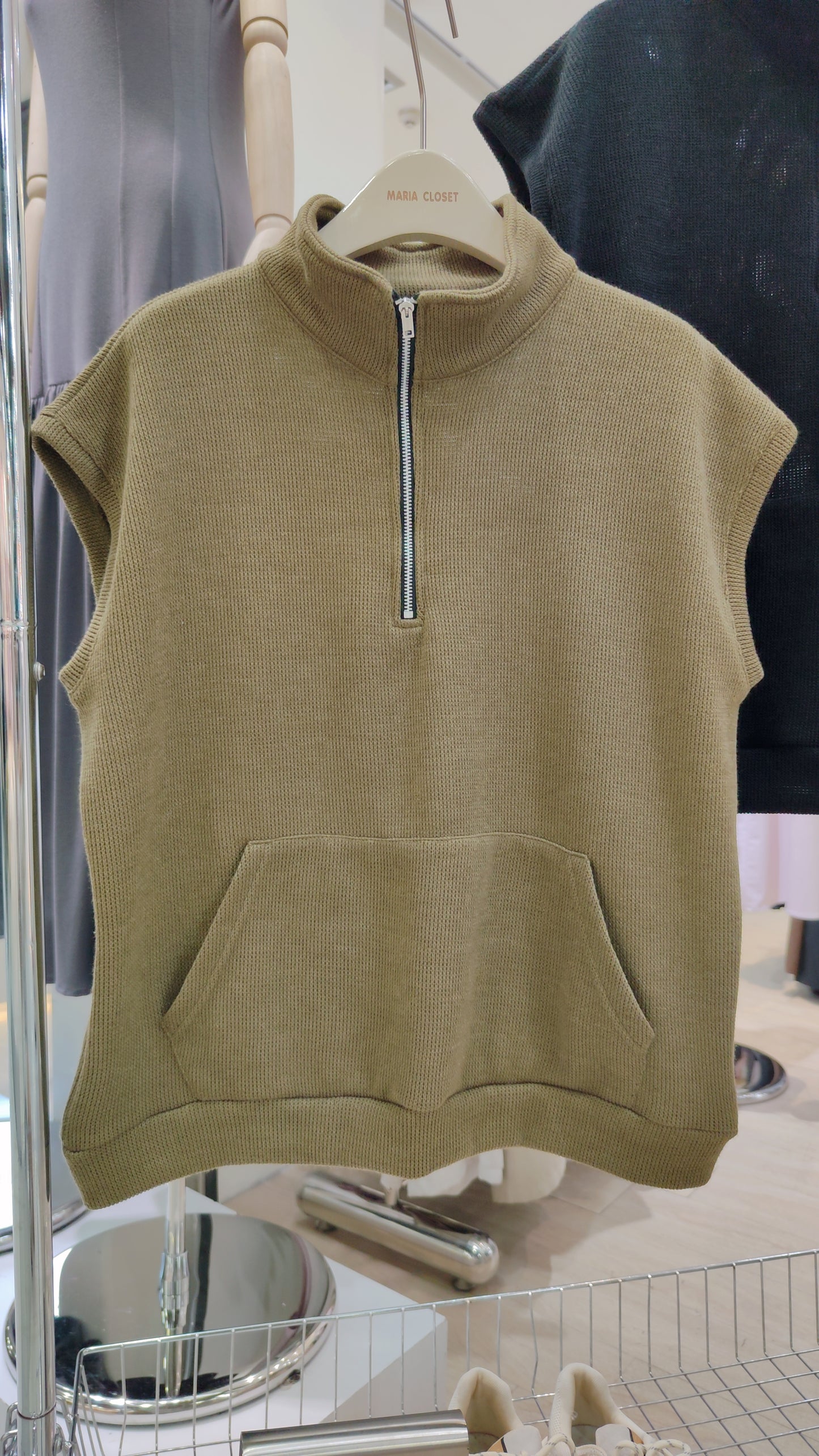 The "Cameron" Quarter-Zip Vest: